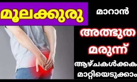 Piles Treatment At Home Malayalam