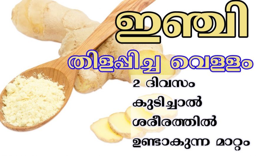 ദിവസവും അൽപം ഇഞ്ചി വെള്ളം  കുടിച്ചാൽ ലഭിക്കുന്ന ഞെട്ടിക്കും ഗുണങ്ങൾ..