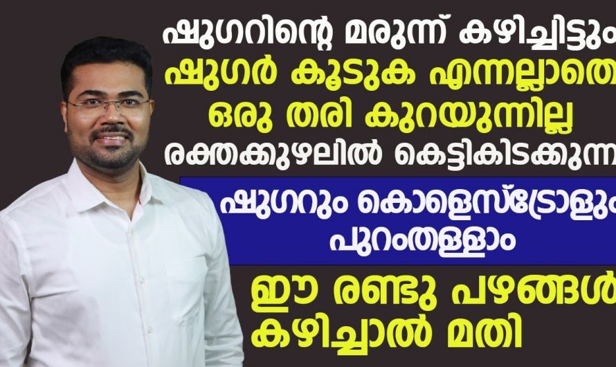 പ്രമേഹവും കൊളസ്ട്രോളും ഇല്ലാതാക്കുന്നതിന്..