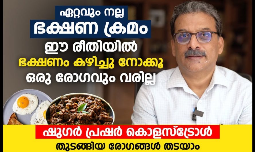 ഈ രീതിയിൽ ഭക്ഷണം കഴിച്ചാൽ ആരോഗ്യം നിലനിർത്താം അസുഖങ്ങളെ  ഇല്ലാതാക്കാം ..