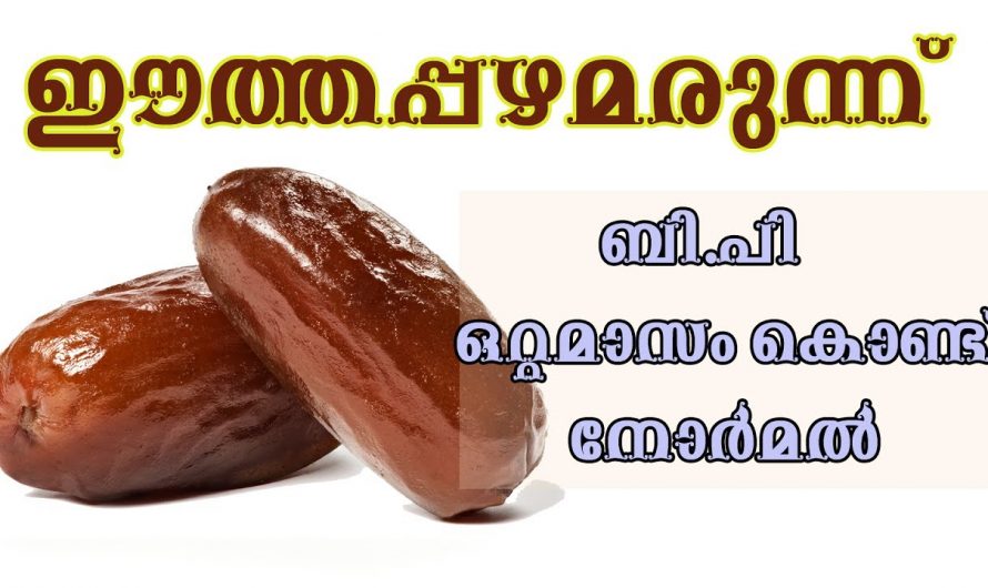 ഈന്തപ്പഴം ഉപയോഗിച്ച് നമുക്ക് ബിപി ഒരു മാസം കൊണ്ട് നോർമൽ ആക്കാം