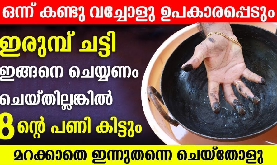 പുതിയ  ഇരുമ്പ് പാത്രങ്ങൾ  ഉപയോഗിക്കുമ്പോൾ ഇക്കാര്യം ചെയ്യുക ഇല്ലെങ്കിൽ എട്ടിന്റെ പണി കിട്ടും…