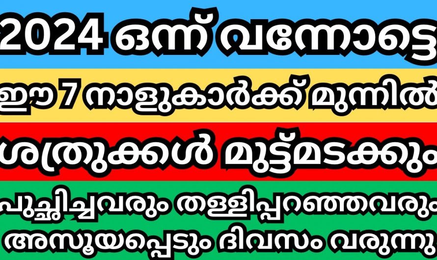 2024ൽ ഈ നക്ഷത്രക്കാർ  വളരെയധികം കോടീശ്വരന്മാരാകും..🥰