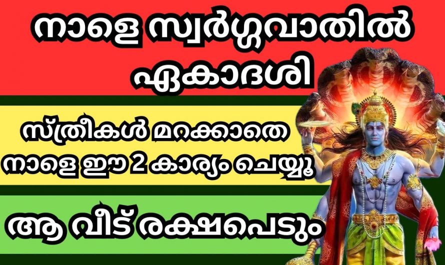 സ്വർഗ്ഗ വാതിൽ ഏകാദശിവൃതം എടുത്താൽ ലഭിക്കുന്ന ഗുണങ്ങൾ…🥰