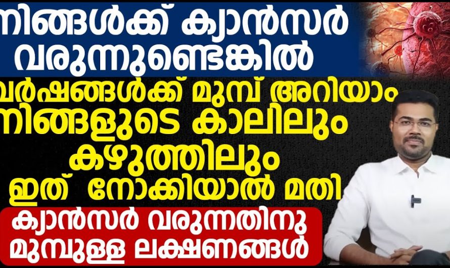 ഇത്തരം  കാര്യങ്ങൾ ശ്രദ്ധിച്ചാൽ ക്യാൻസർ രോഗത്തെ തടയാം..😱