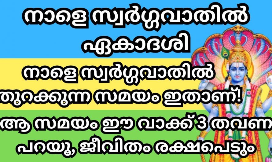 സ്വർഗ്ഗവാതിൽ ഏകദേശി ദിവസം പ്രാർത്ഥിച്ചാൽ ലഭിക്കുന്ന ഗുണങ്ങൾ. 👌