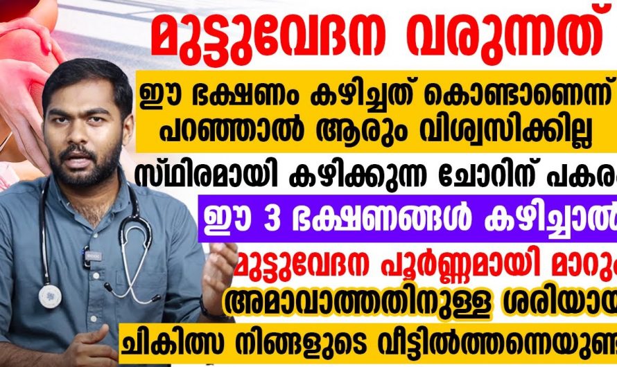 മുട്ടുവേദന പൂർണമായി മാറണോ സ്ഥിരമായി കഴിക്കുന്ന ചോറിനു പകരം ഇതൊന്നു കഴിച്ചു നോക്കൂ 🤔