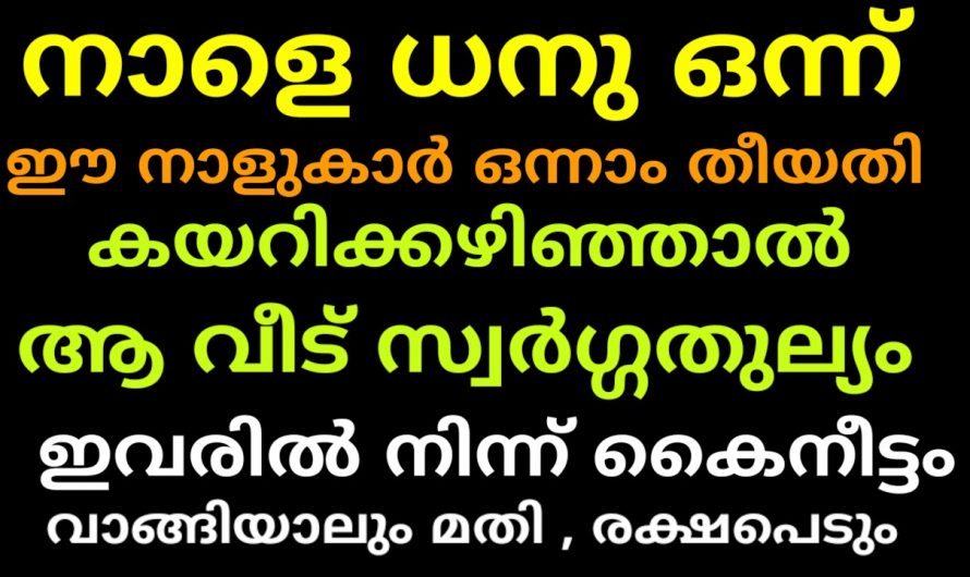 മലയാളമാസം ഒന്നാം തീയതി ഇവരുടെ കയ്യിൽ നിന്ന് കൈനീട്ടം ജീവിതം പച്ച പിടിക്കും…🥰