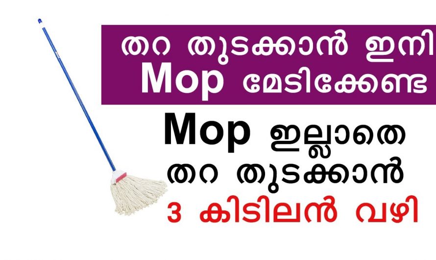 തറ എളുപ്പത്തിൽ ക്ലീൻ ചെയ്യാൻ ഇതാ കിടിലൻ മാർഗ്ഗം…👌