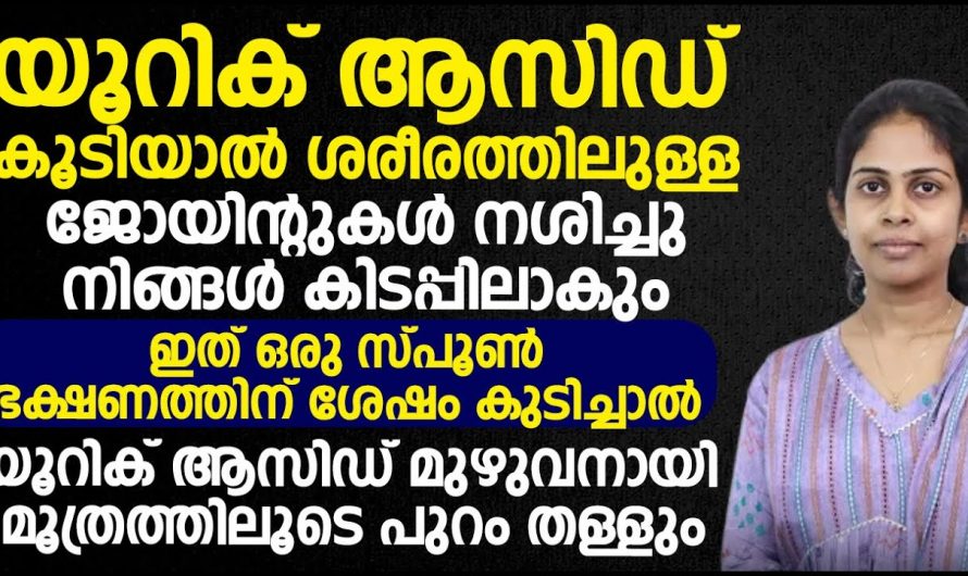 യൂറിക്കാസിഡ് മുഴുവൻ മൂത്രത്തിലൂടെ പുറത്തുപോകും ഒരു സ്പൂൺ ഭക്ഷണത്തിന് ശേഷം കഴിച്ചാൽ 🤔