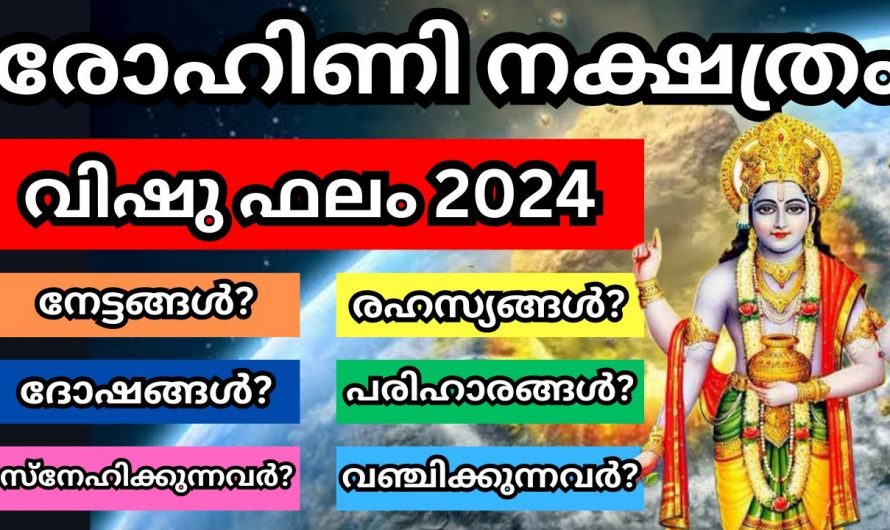 രോഹിണി നക്ഷത്രക്കാർക്ക് 2024ലെ വിഷുഫലം നേട്ടം ആണോ അതോ കോട്ടമാണോ.