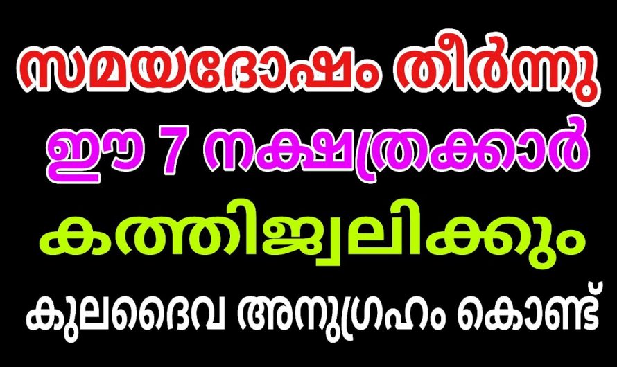 ഈ നക്ഷത്രക്കാർ ജീവിതത്തെ വളരെയധികം നല്ല രീതിയിൽ നോക്കിക്കാണുന്നവർ…