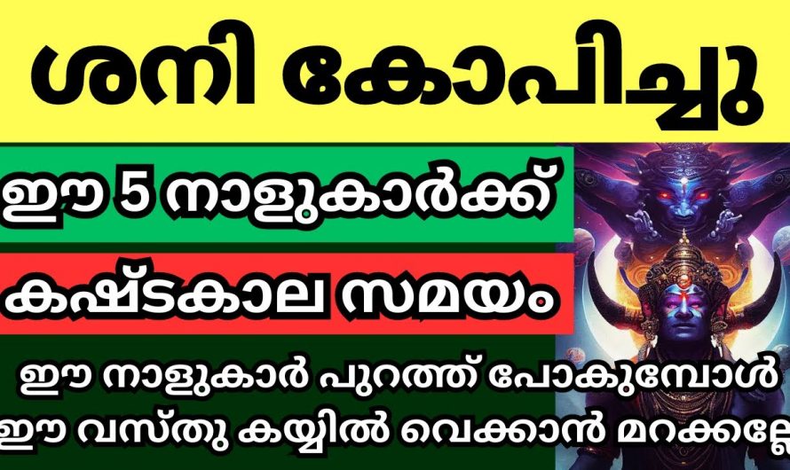 ശരി ദോഷം കൊണ്ട് വലയുന്ന നക്ഷത്രക്കാർ ചെയ്യേണ്ടത്…