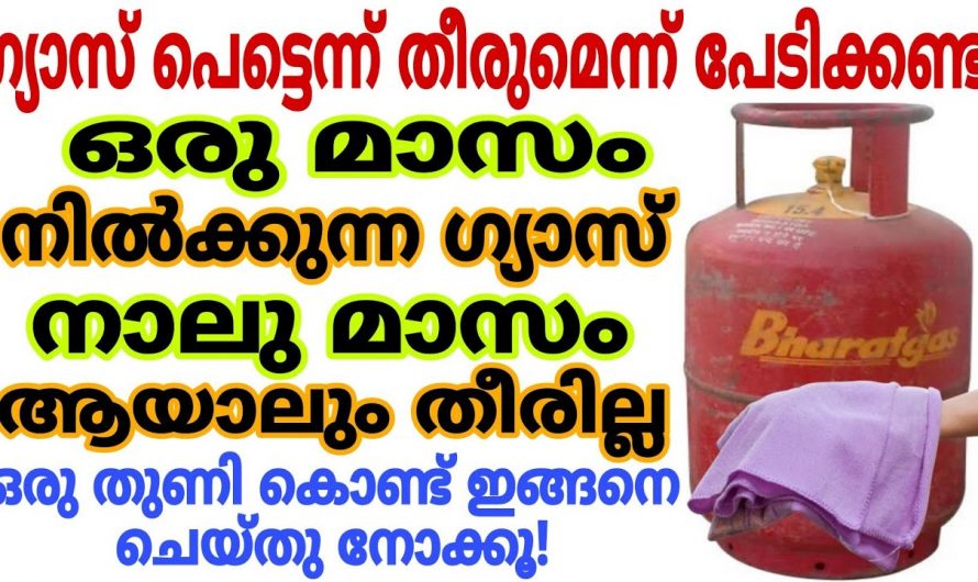 കുക്കിംഗ് ഗ്യാസ് പെട്ടെന്ന് തീരുന്ന അവസ്ഥ ഉണ്ടോ എങ്കിൽ ഇതൊന്നു ശ്രദ്ധിച്ചാൽ മതി.