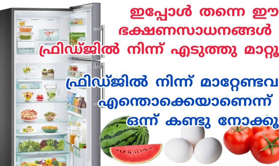 ഇത്തരം സാധനങ്ങൾ ഒരിക്കലും നമ്മൾ ഫ്രിഡ്ജിൽ സൂക്ഷിച്ചു ഉപയോഗിക്കരുത്.