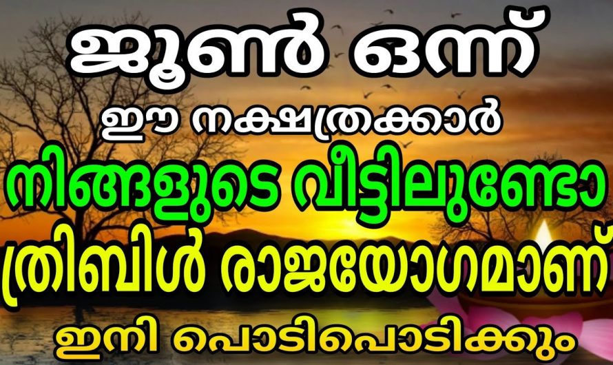 ജൂൺ ഒന്നു മുതൽ ഈ നക്ഷത്രക്കാർക്ക് കോടീശ്വര യോഗം ..