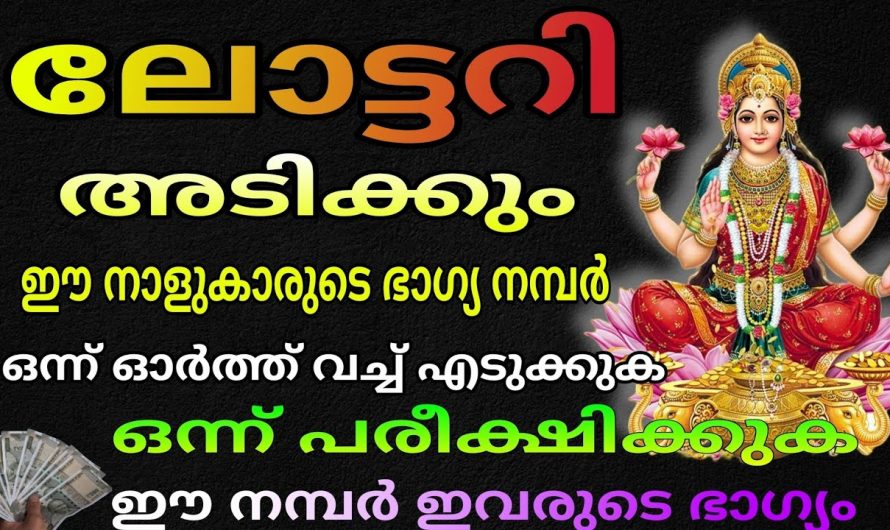 ഈ നക്ഷത്രക്കാർക്ക് ലോട്ടറി അടിക്കും ഉറപ്പ് ഈ നമ്പർ നോക്കി എടുത്താൽ..