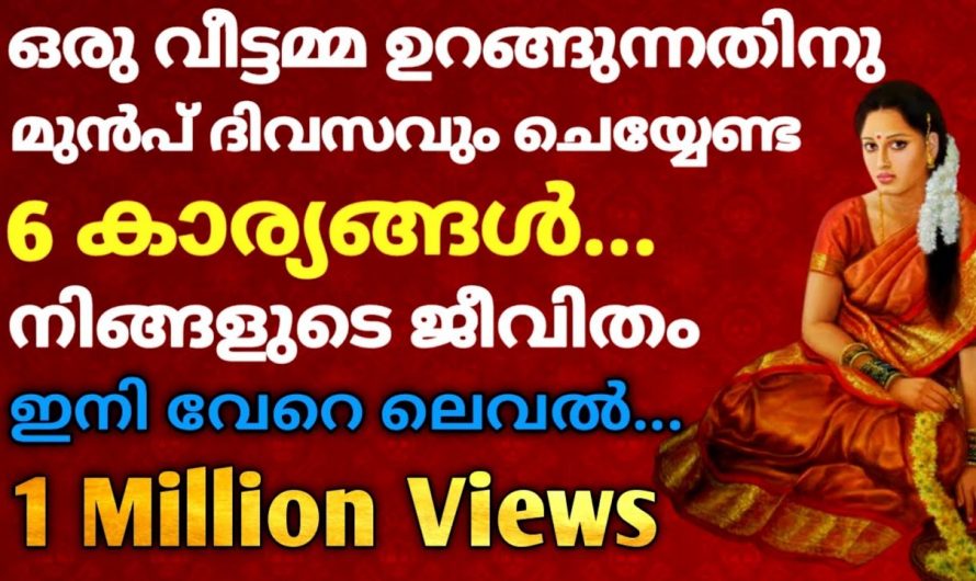 വീട്ടിൽ ഐശ്വര്യം ഉണ്ടാകുന്നതിന് വേണ്ടി സ്ത്രീകൾ ഇത്തരം കാര്യങ്ങളും ശ്രദ്ധിക്കുക…