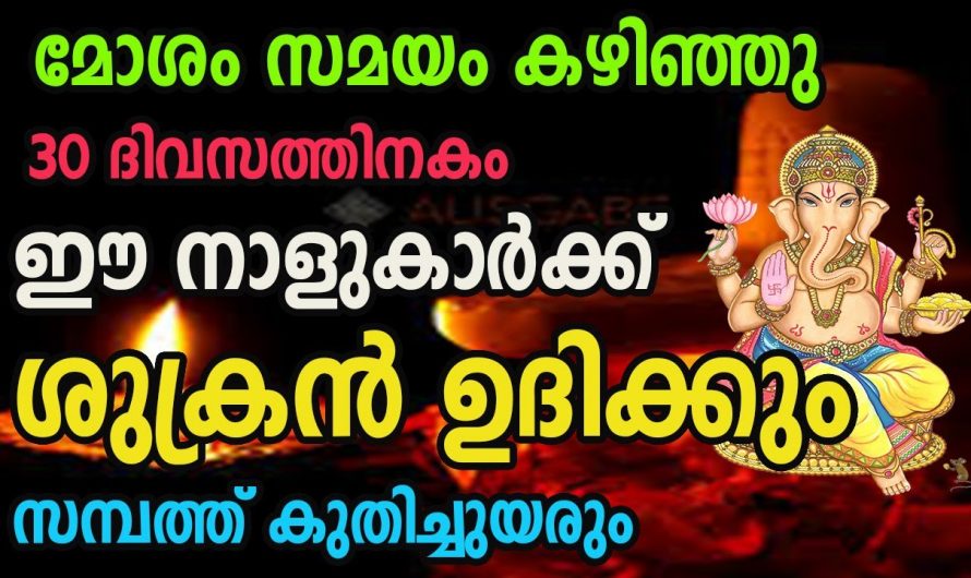 ഈ നക്ഷത്രക്കാരുടെ ജീവിതത്തിൽ ശുക്രനുദിക്കാൻ പോകുന്നു.