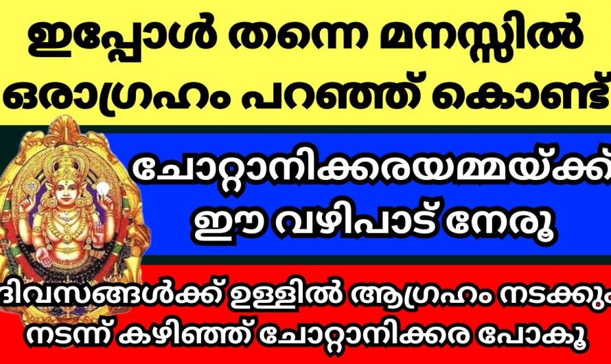 ഈയൊരു വഴിപാട് നേർന്നാൽ മതി ജീവിതത്തിലെ ഏത് ആഗ്രഹവും നടന്നു കിട്ടും. കണ്ടു നോക്കൂ.