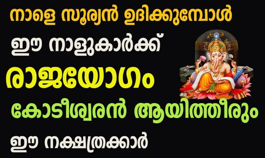 നേരം പുലരുമ്പോഴേക്കും രാജയോഗത്താൽ ഉയരുന്ന നക്ഷത്രക്കാർ..