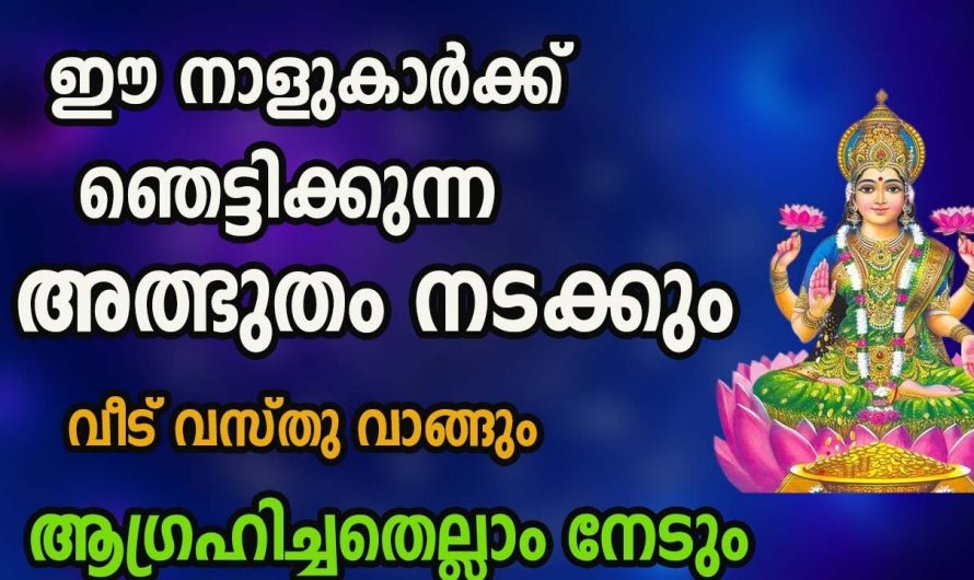 രാജയോഗത്താൽ അതിശയിപ്പിക്കുന്ന മാറ്റങ്ങൾ ഉണ്ടാകുന്ന നക്ഷത്രക്കാർ.