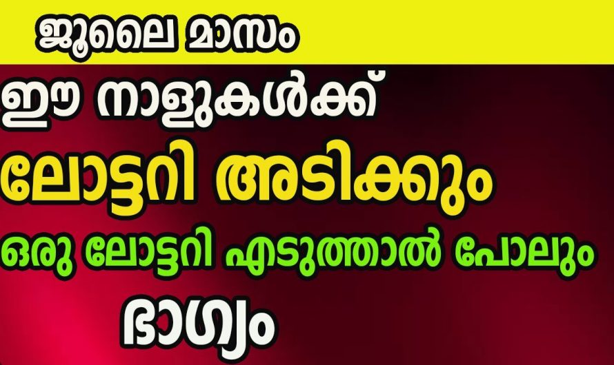 ജൂലൈ മാസത്തിൽ രാജയോഗത്താൽ കുതിച്ചുയരുന്ന നക്ഷത്രക്കാർ.