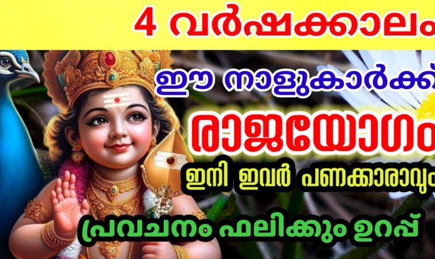 ഇനി ഇവർക്ക് ഒട്ടും തിരിഞ്ഞുനോക്കേണ്ടി വരില്ല അത്രയ്ക്കും ഭാഗ്യമാണ് വരുന്നത് …