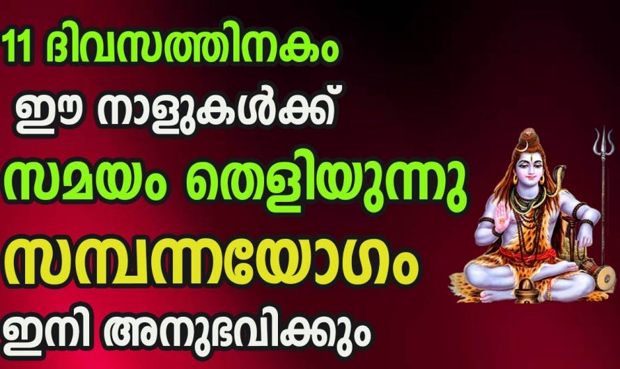 ഈ നക്ഷത്രക്കാർക്ക് ഇനി നല്ല അവസരങ്ങളുടെ പെരുമഴ…