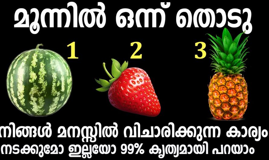 ഇതിൽനിന്ന് ഒരു പഴം തെരഞ്ഞെടുക്കു  നിങ്ങളുടെ ആഗ്രഹങ്ങൾ സാധിക്കുമോ ഇല്ലയോ എന്ന് മനസ്സിലാക്കാം..