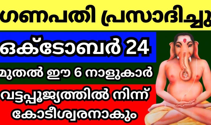 ഒക്ടോബർ 24 മുതൽ ഈ ആറ് നാളുകൾ  ജീവിതത്തിൽ കുതിച്ചുയരും..