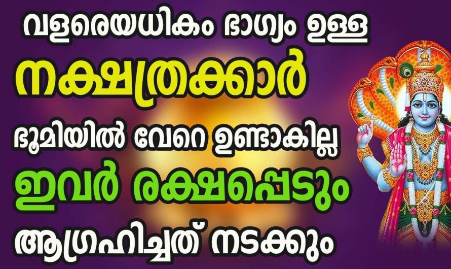ഈ നക്ഷത്രക്കാർ ആഗ്രഹിച്ചത് എല്ലാം നേടിയെടുത്തു  ജീവിതം രക്ഷപ്പെടുന്ന സമയം…