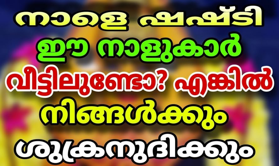 സ്കന്ദഷഷ്ടി ദിവസം ഇങ്ങനെ പ്രാർത്ഥിച്ചാൽ നിങ്ങൾക്ക് ലഭിക്കുന്നത്..