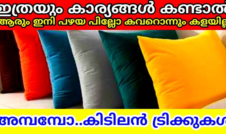 വീട്ടിലെ പഴയ പില്ലോ കവർ ഉണ്ടെങ്കിൽ ഞെട്ടിക്കും ഉപയോഗങ്ങൾ..