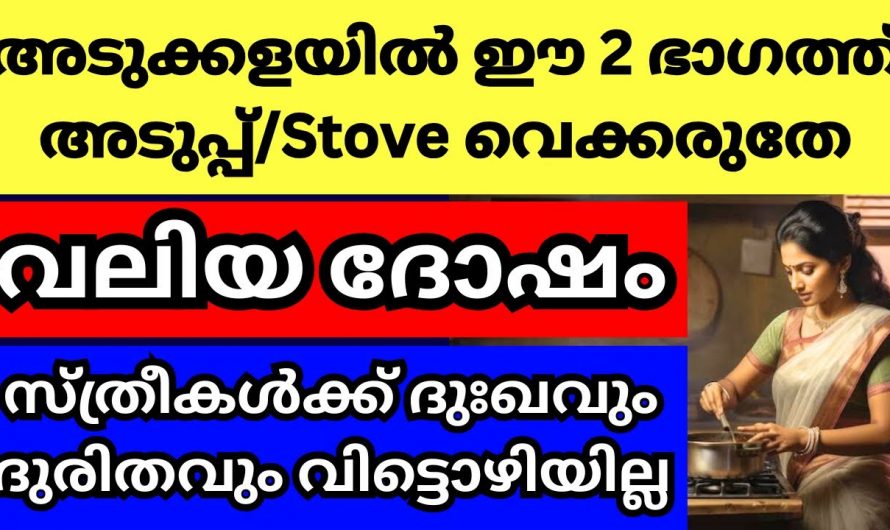 നിങ്ങളുടെ വീട്ടിലെ അടുപ്പ് ഇവിടെയാണെങ്കിൽ ദോഷം ഉണ്ടാകും..