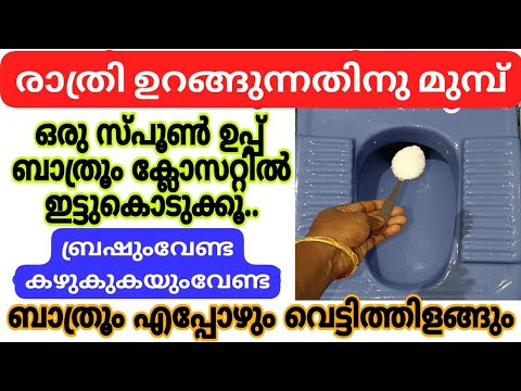ബാത്റൂം പുത്തൻ പുതിയത് പോലെ ഇരിക്കാൻ കിടിലൻ വഴി..