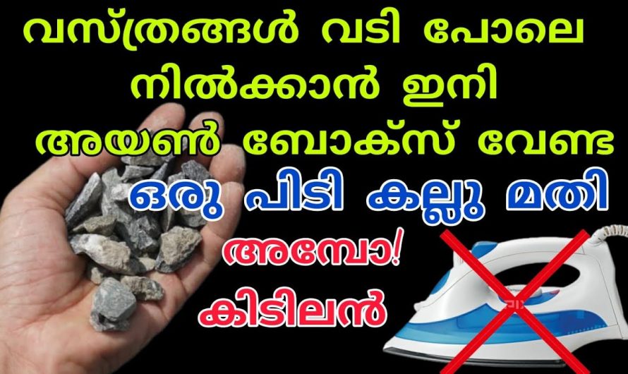 കരണ്ടും വേണ്ട അയൺ ബോക്സും വേണ്ട വസ്ത്രങ്ങളിലെ ചുളിവുകൾ എളുപ്പത്തിൽ നീക്കം ചെയ്യാം.. എനിക്ക് കിടിലൻ