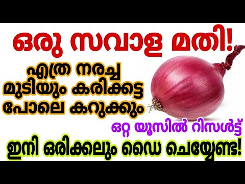 എത്ര വെളുത്ത മുടിയും എളുപ്പത്തിൽ കറുപ്പിക്കാം..