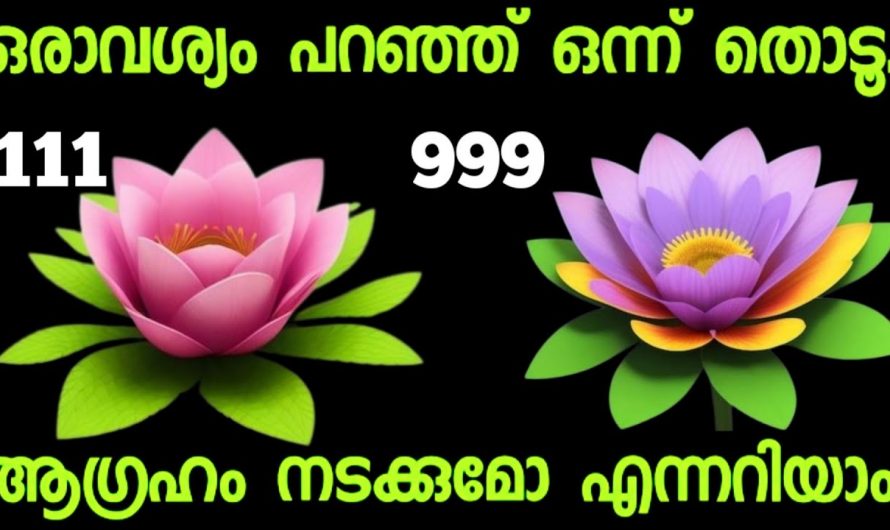 നിങ്ങളുടെ ആഗ്രഹങ്ങൾ ഇപ്പോൾ സാധ്യമാകും എന്നറിയണമോ..