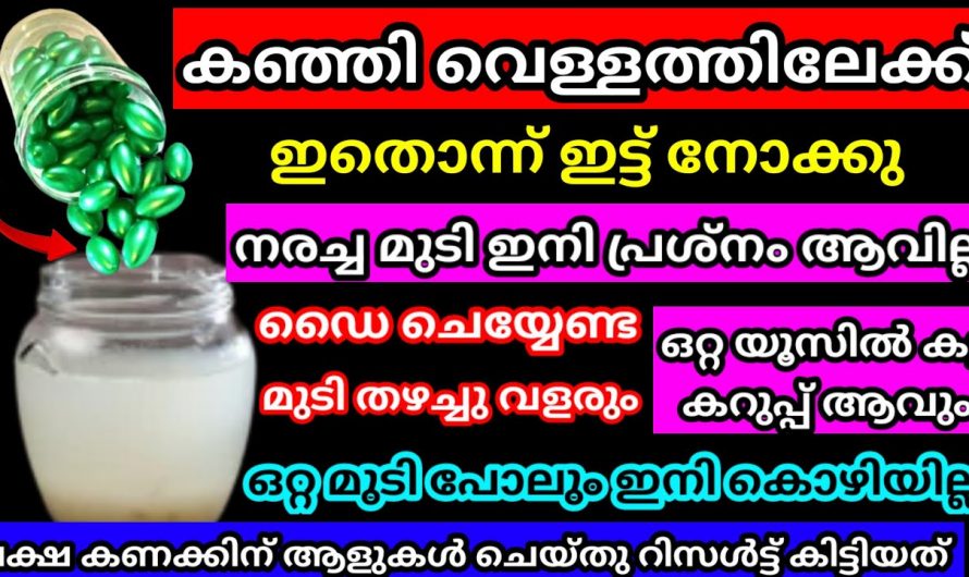 മുടിയിലെ നര മാറാൻ ഇതാ കിടിലൻ മാർഗ്ഗം..