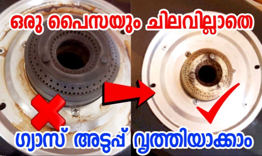 ഗ്യാസ് സ്റ്റൗ കേടുകൂടാതെ വർഷങ്ങളോളം ഉപയോഗിക്കാൻ ഇങ്ങനെ ക്ലീൻ ചെയ്താൽ മതി..